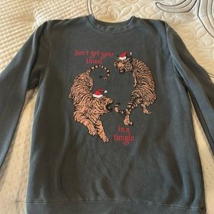 Mallory Ervin Christmas sweatshirt